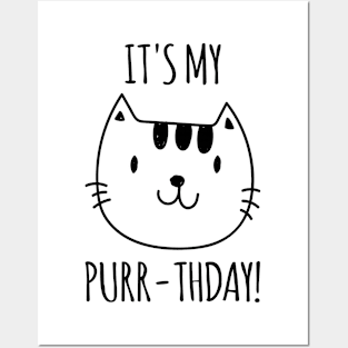 It's my Purr-thday Posters and Art